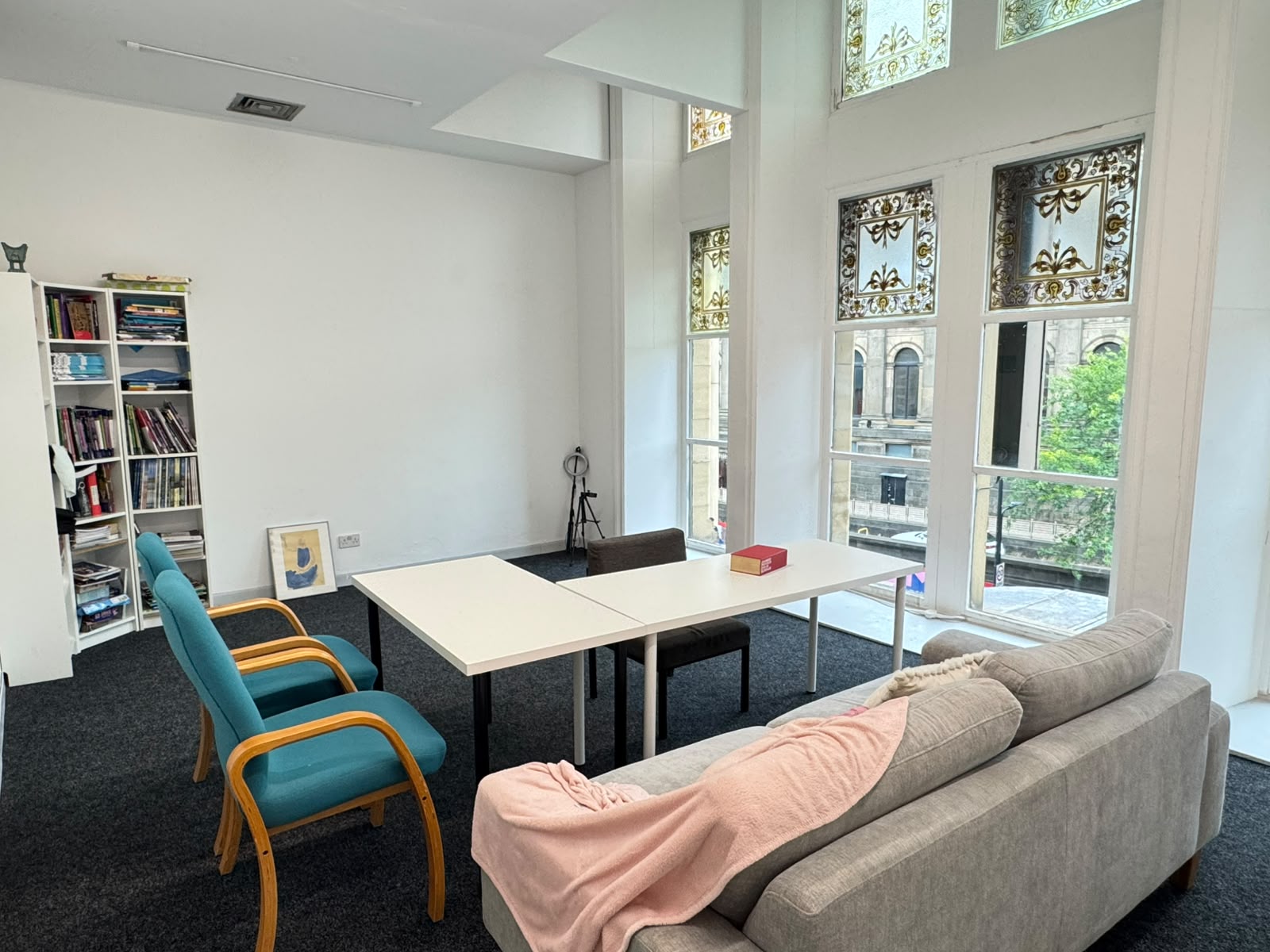 Bright private office